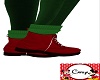 Red Boots w/Green Socks