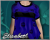 [E]Mushroom blk/bl shirt