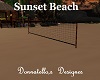 sunset beach volley ball