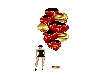 red & gold Balloon