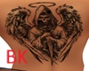 BK>Reaper Back Tattoo