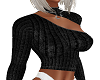 YM - BLK. KNITTED TOP -