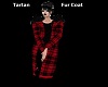 Tartan Fur Coat