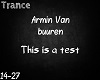 Armin - This is a test 2