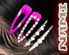 Hair clips Pink