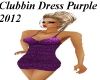 Clubbin Dress Purple New