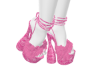 glitter pink heels y2k