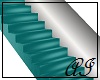 Teal and silver stairs