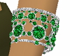 LUXE emerald bracelets
