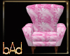 Pink Floral Chair