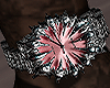 SilverPink Spikes Watch