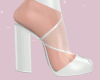 Square Toe Boots/White