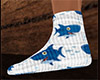 Shark Socks 1 flat (F)