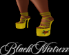 !BM Rose Yellow Heels