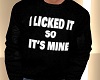 I LICKED IT BY BD