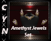Amethyst Jewels Set