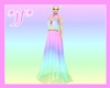 *jf* Pastel Rainbow Gown