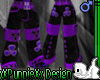 Purple Toxic Rave Pants