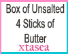 Box of 4 Stick of Butter