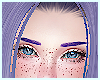 ☾ Cool Purple Eyebrows