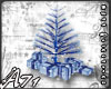 A- Blue Xmas Snow Tree