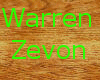 Warren Zevon Keep me
