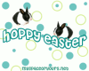 Hoppy Easter sticker