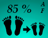 (AF) Feet Scaler 85% M/F