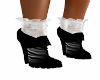 Black Boots/White Socks