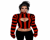 Red Black Stripe Sweater