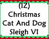 Cat And Dog Sleigh V1