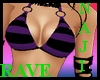 Rave Bikini (Blk&Ppl)