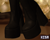 K|Black Platform Boots