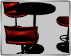 Red Chic Stools