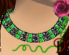 [D] Green Black Necklace