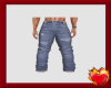 Blue Ripped Jeans M