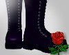 Vanity Purple Lace Boots