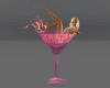 Sexy Dance Pink Glass