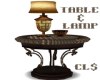 CL$ GRANDEUR TABLE &LAMP