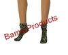 [bp] Camo Green Socks