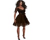 oO Party Dress Brown