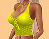 Sexy Busty Top Yellow