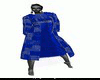 AO~Blue Beaded Work Coat