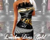Leather Dress Gold