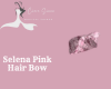 Selena Pink Hair Bow
