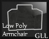 GLL LP 3 Grey Armchair