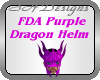 Purple Dragon Mask Fem