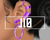 Ear Cuff | Gold Purple