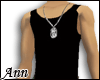 Black Tank with Dogtag