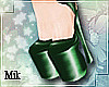 [MK] Back Green Heel